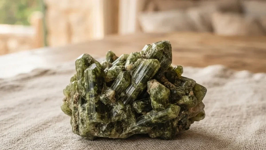 Epidota: la piedra verde con la que se confunde todo