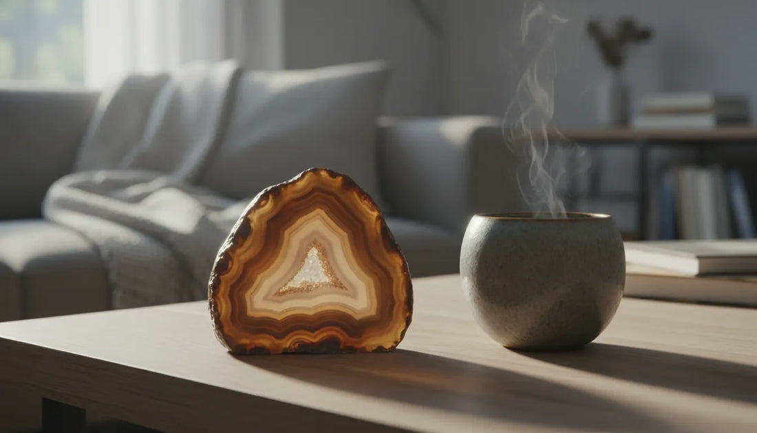 El ágata como compañera: equilibrio, suavidad y presencia