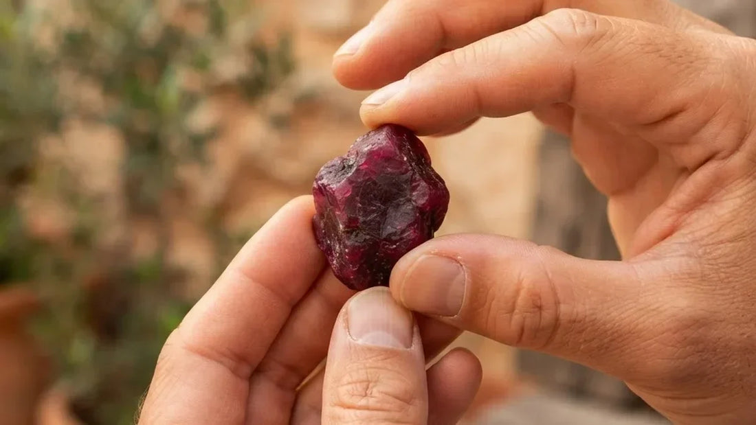 Rubí la gema roja que solo el cromo puede crear