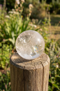 Bola de cristal de cuarzo
