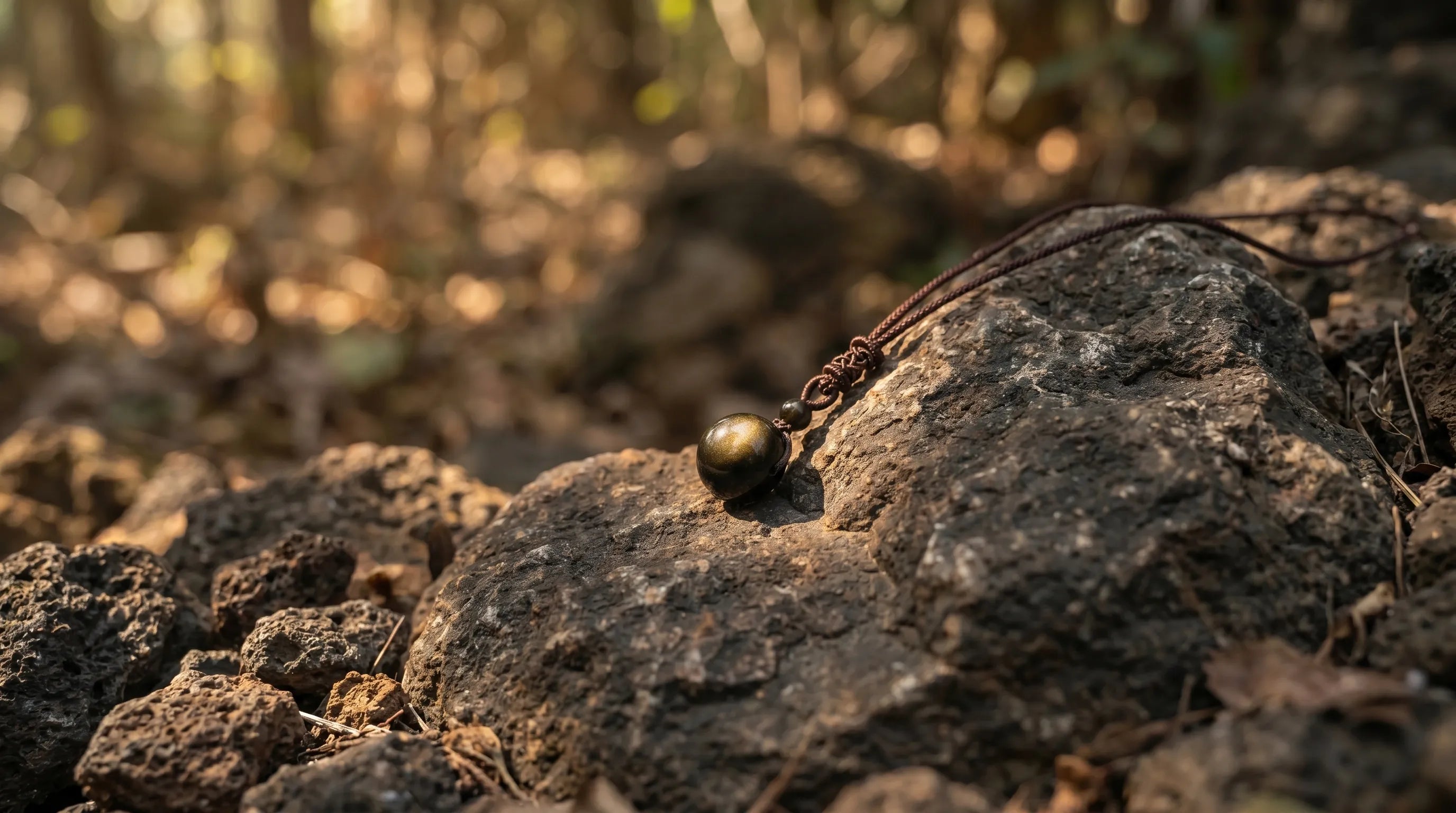 Colgante obsidiana dorada anna piedra