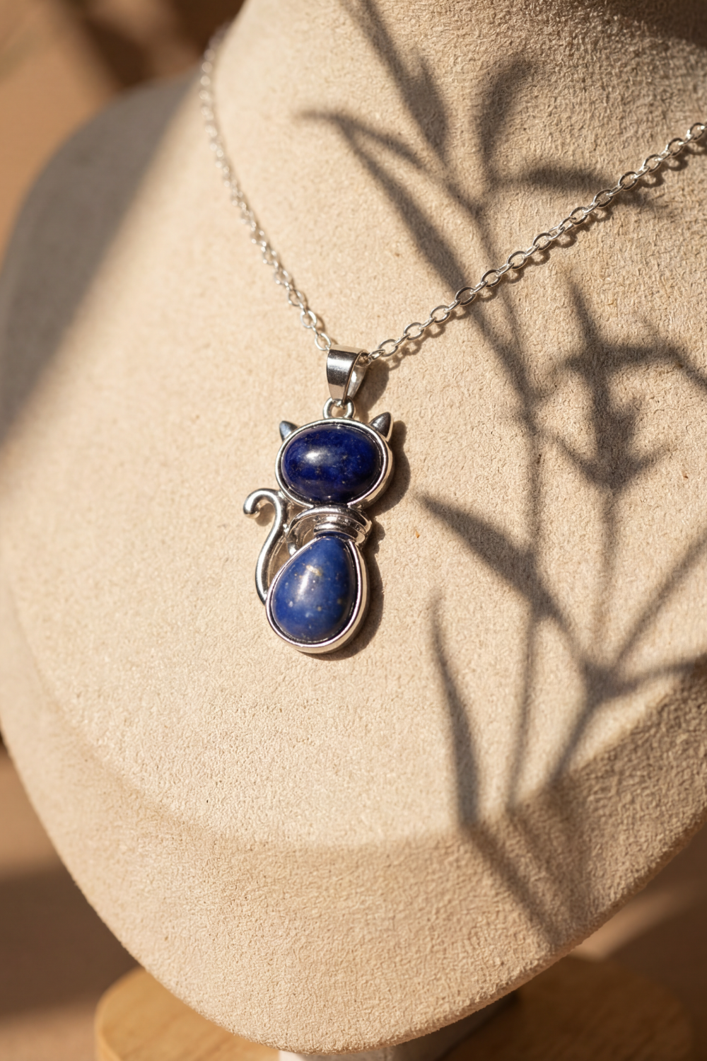 Collar lapislazuli gato
