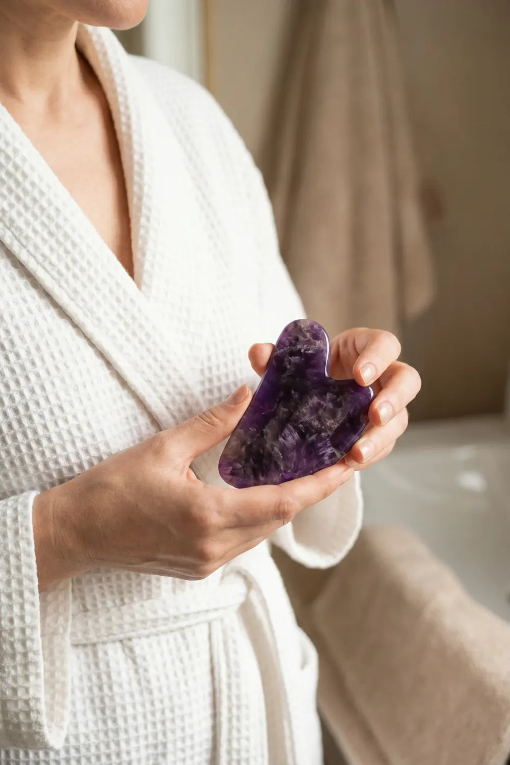 Gua Sha amatista facial