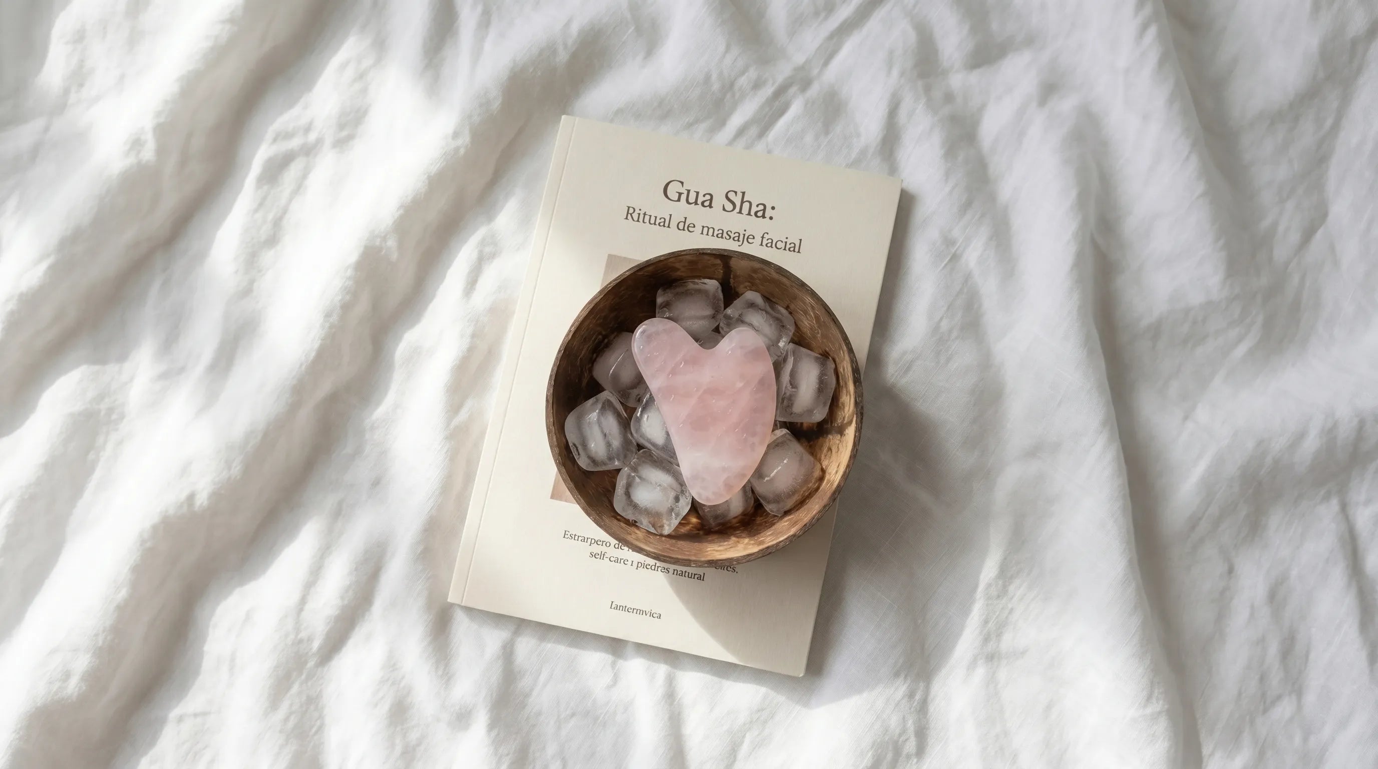 Gua Sha cuarzo rosa facial anna piedra