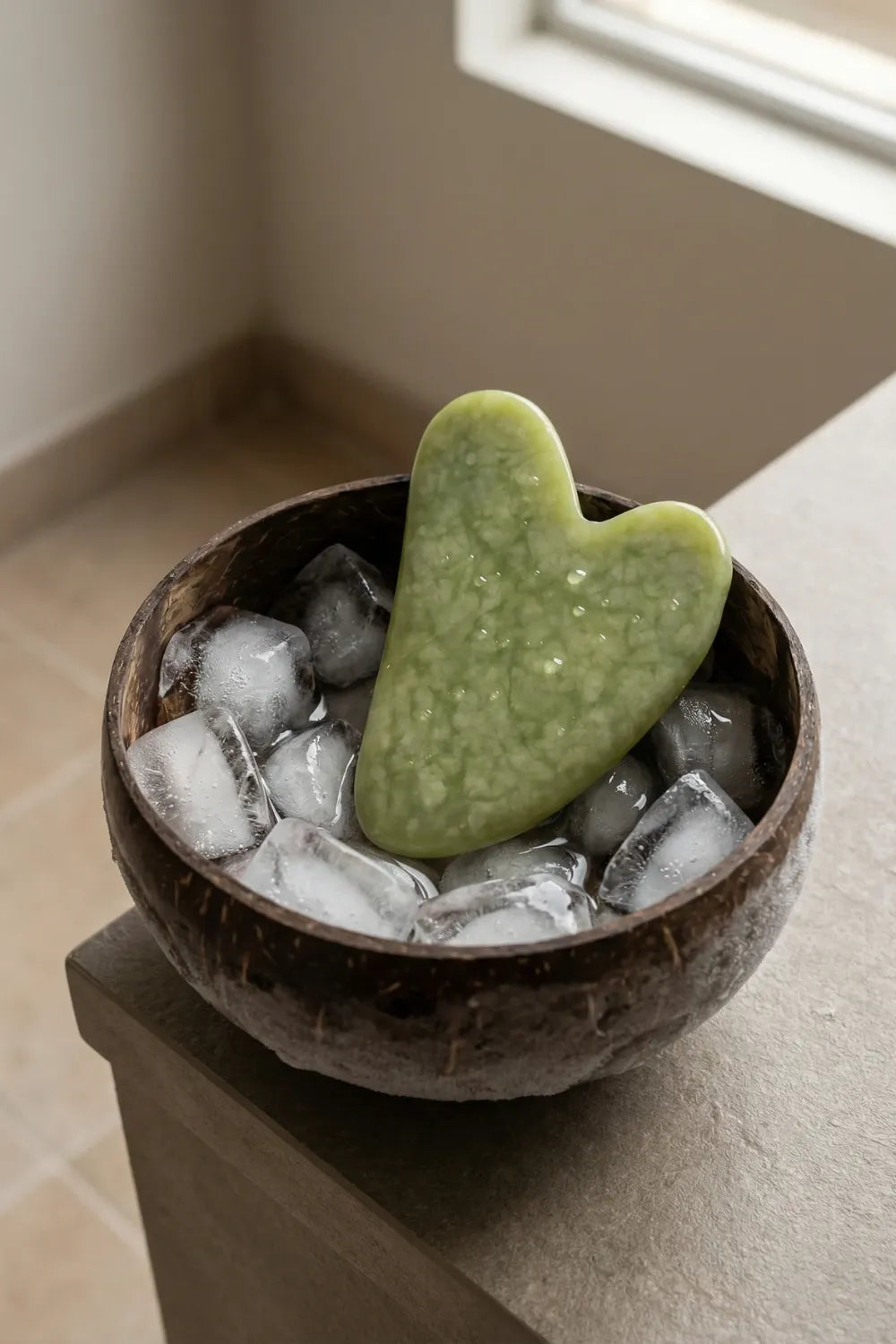Gua Sha jade xiuyan facial
