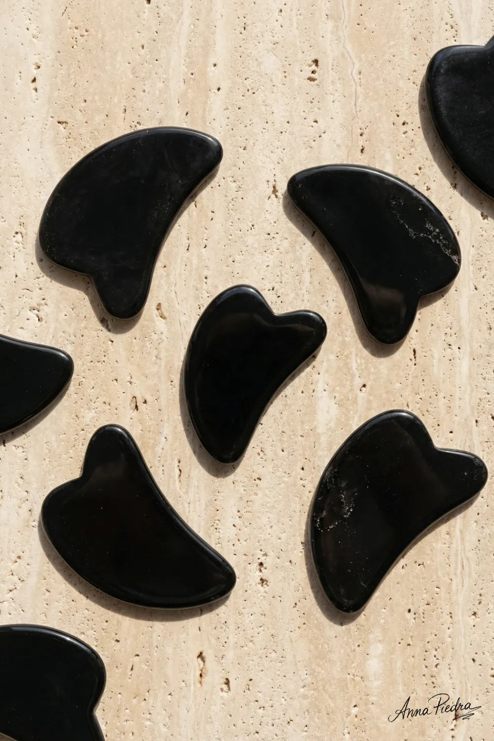 Gua Sha obsidiana facial