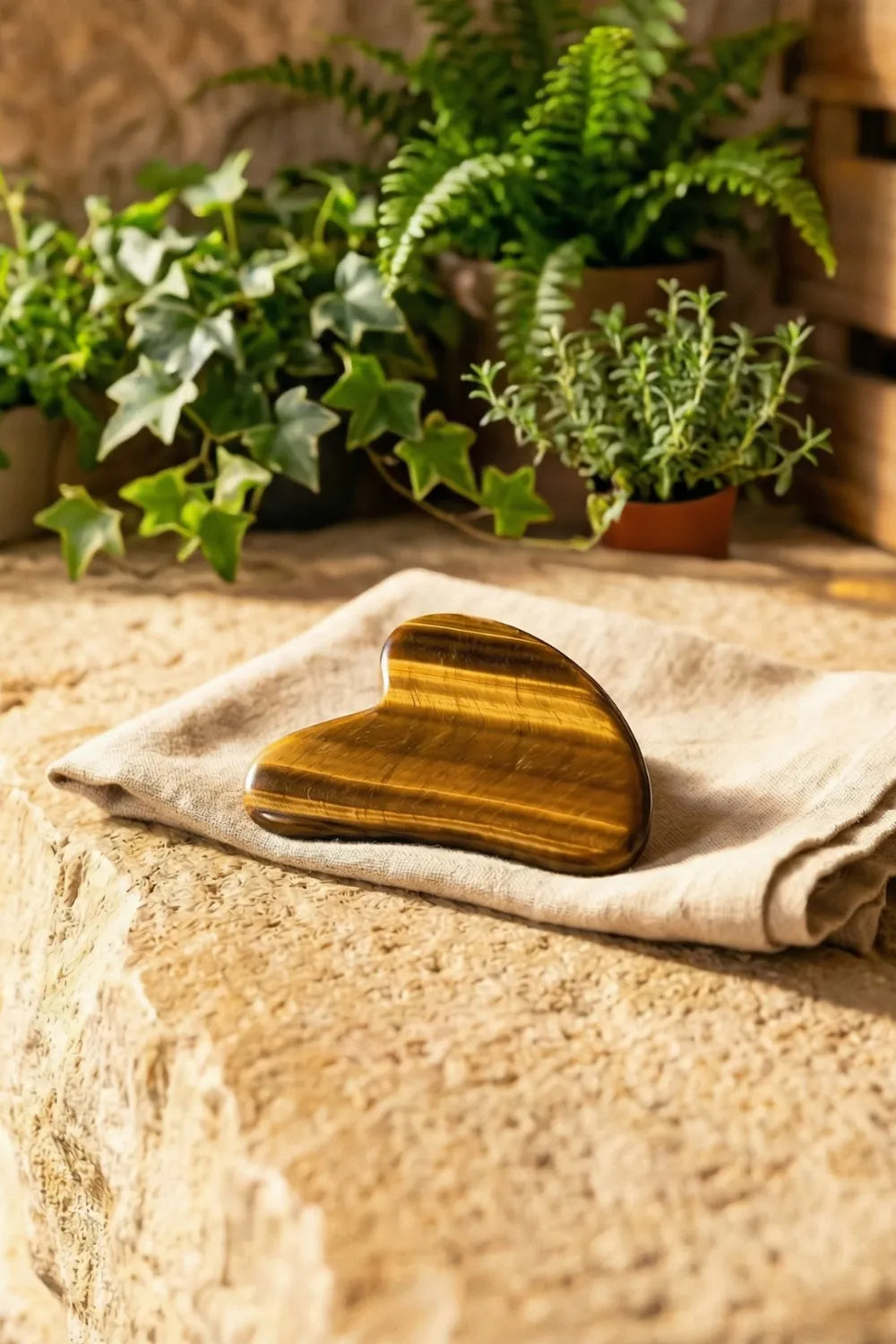 Gua Sha ojo de tigre facial