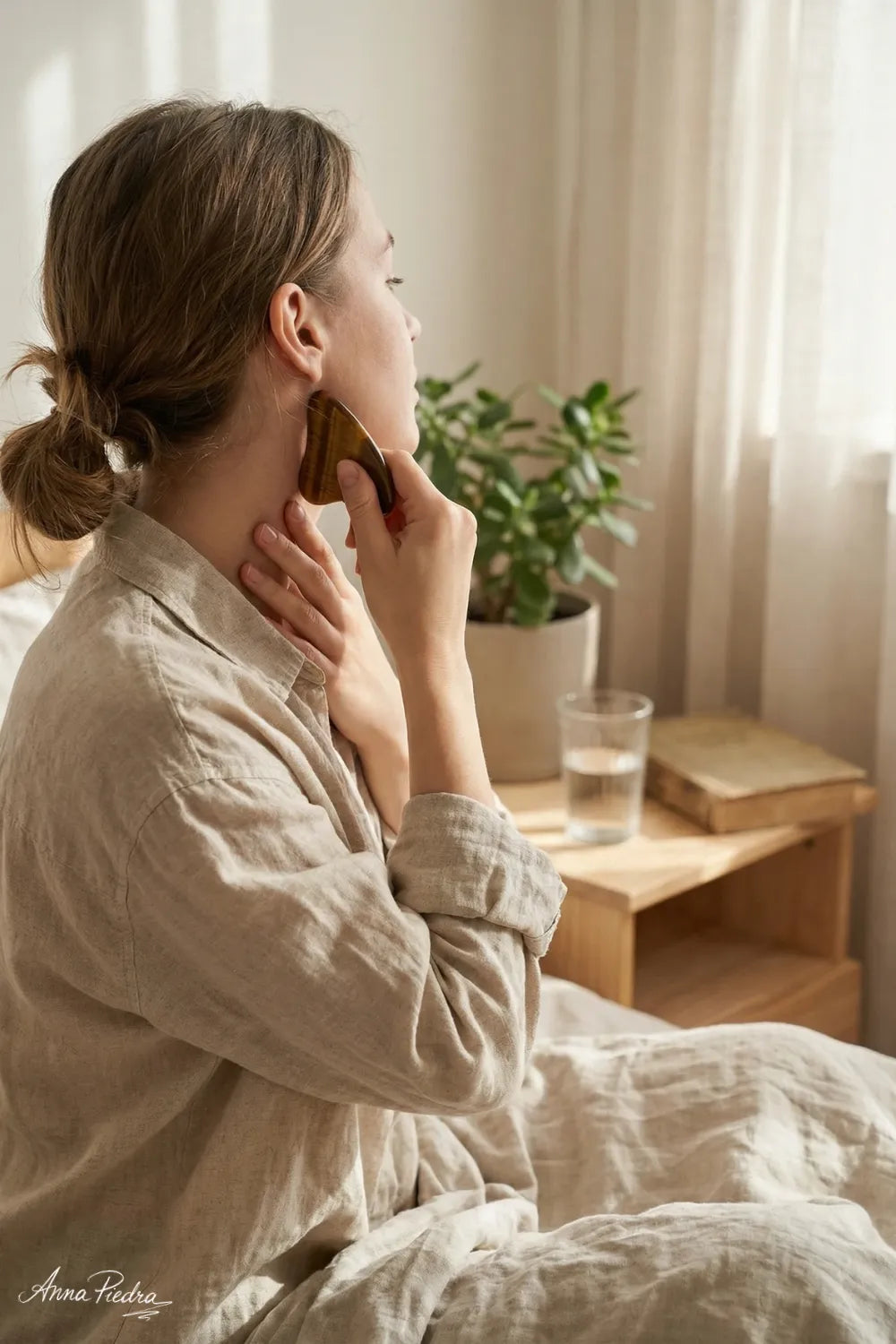 Gua Sha ojo de tigre facial