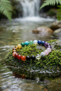 Pulsera 7 chakras de piedras naturales
