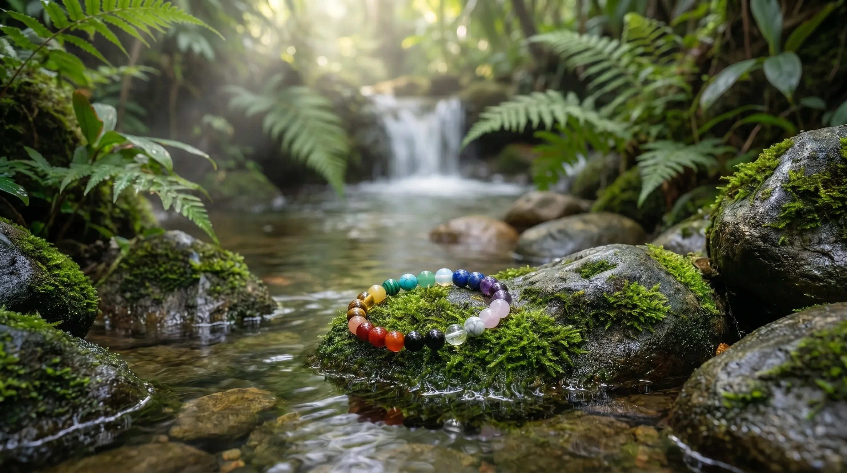 Pulsera 7 chakras de piedras naturales anna piedra