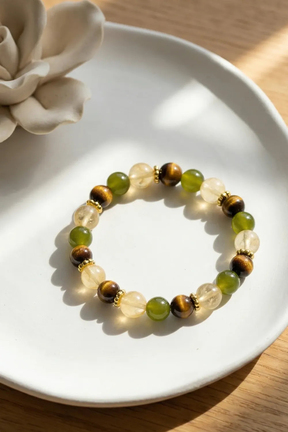 Pulsera de piedras naturales para la menopausia