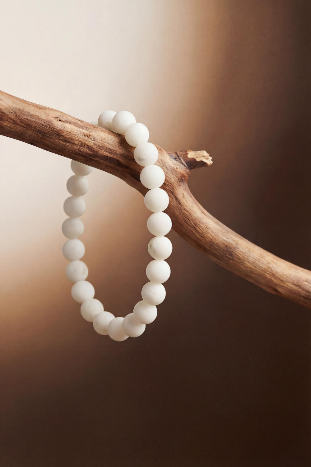 Pulsera jade blanco

