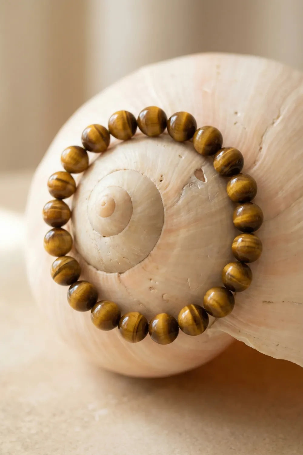 Pulsera ojo de tigre de perlas