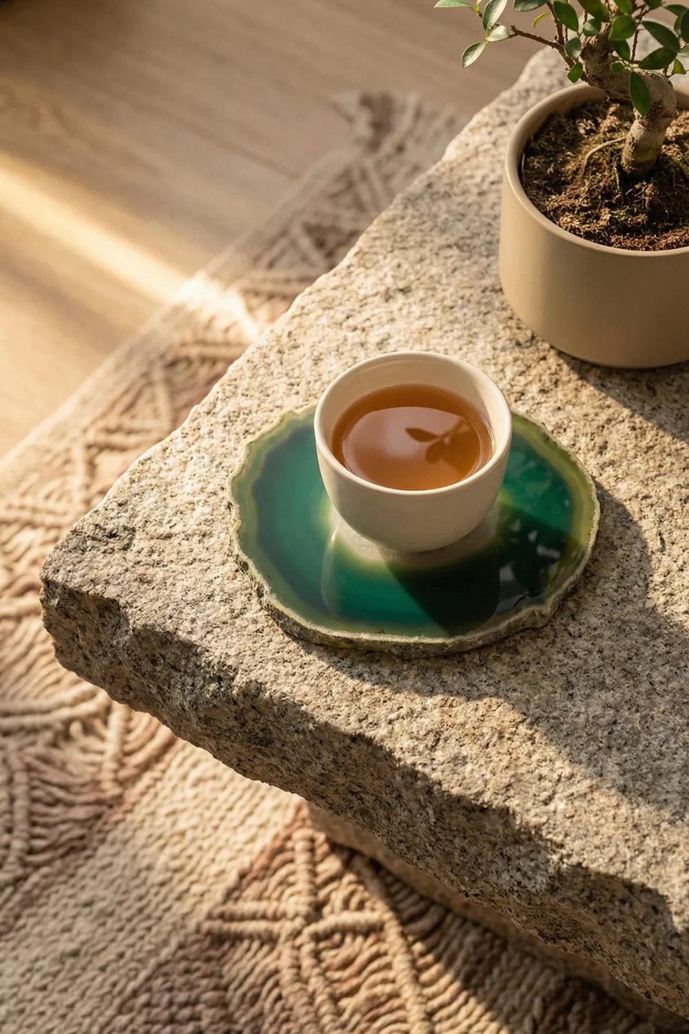 Rodaja de Ágata Verde
