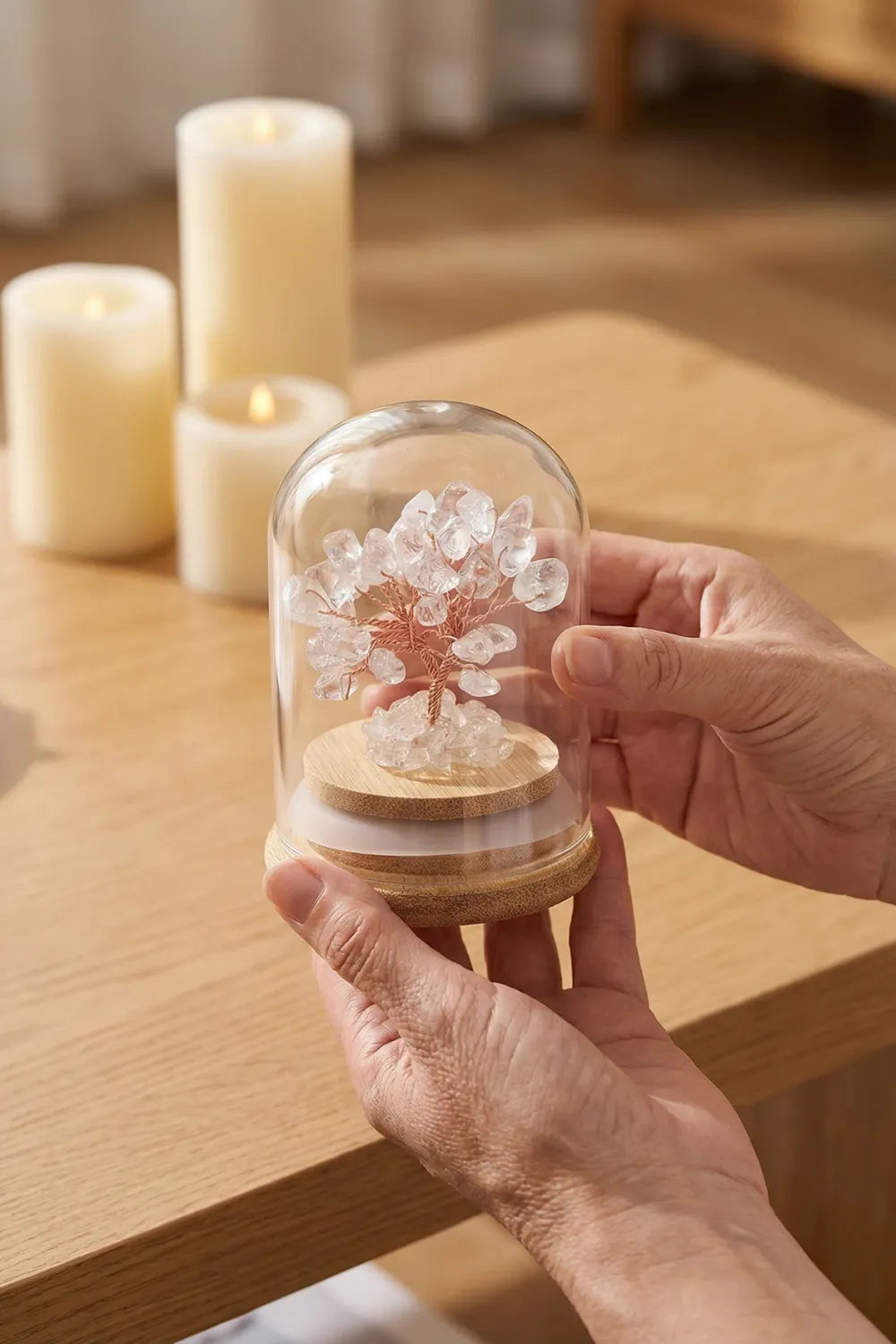 Árbol de la Vida de Cuarzo Blanco