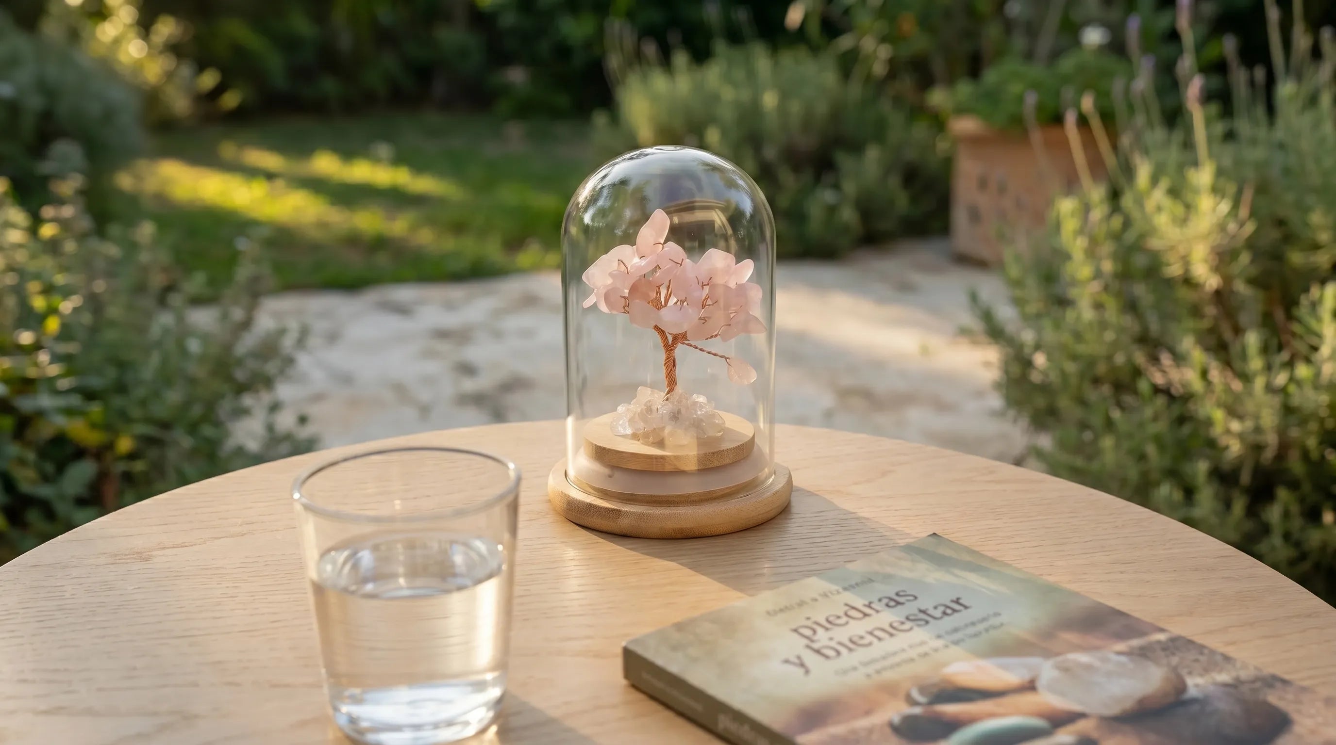 Árbol de la vida de cuarzo rosa anna iedra